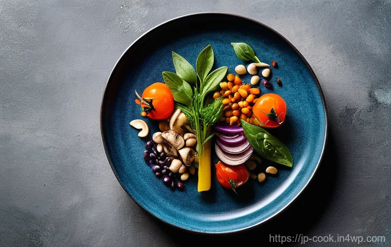 요리 기술 통합을 위한 레시피 개발 - **Image Prompt 2: "The Art and Science of Hybrid Cooking"**
    A close-up, high-angle shot focusing...