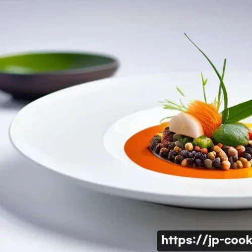 지역적 요리 기법의 통합 필요성 - **"Miracle Taste" - Cross-Cultural Culinary Fusion**
    A high-angle, close-up shot of an exquisite...