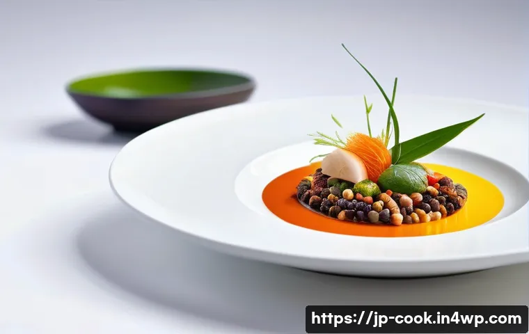 지역적 요리 기법의 통합 필요성 - **"Miracle Taste" - Cross-Cultural Culinary Fusion**
    A high-angle, close-up shot of an exquisite...