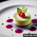 국제 요리 대회에서의 기술 통합 사례 - **Prompt: Culinary AI's Masterpiece - Japanese-French Fusion Dessert**
    A close-up shot of a stun...